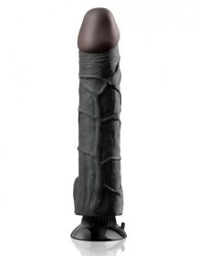 Real Feel Deluxe No.12 Black Vibrating Dildo