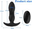 Anal Bead 10 Modes Adult Sex toys with Remote Control -Anal Stimulator Vibrating Anus Plug for Men;  Women and Couples Butt Plug;  Soft Silicone Anal