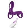 CR-DZ Centaur lock fine ring with remote purple