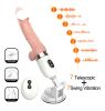 Penis Vibrator Rubber On Wall Medium Adult Toy for Women Pleasure Licking Wearable Smooth Flexible Silicone Wireless Remote Control Vibrating USB Rech